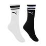 Imagem de Kit 2 Pares de Meias Puma Esportiva Cano Longo Masculino