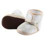 Imagem de Kit 2 Pares de Pantufas Sapatinhos Infantil Bebe Forrada com Fechamento por Contato