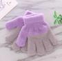 Imagem de Kit 2 Pares Luvas Infantil Menina Menino Frio Inverno