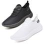 Imagem de Kit 2 Pares Masculino Esportivo Solado 4D  Black