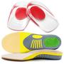 Imagem de Kit 2 pares palmilhas ortopédica fascite plantar esporão