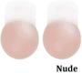 Imagem de Kit 2 Pares Sutiã Adesivo de Silicone Levanta Seio Invisible NUDE 