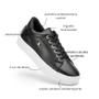 Imagem de Kit 2 Pares Tenis Feminino Casual Preto + Borboleta Preto Estilo Shoes