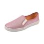 Imagem de Kit 2 pares tênis feminino slip on brilhante barato