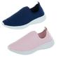 Imagem de Kit 2 pares tenis meia feminino calce facil confortavel