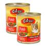 Imagem de Kit 2 Patê para Gatos Colosso Premium Adultos e Filhotes Sabor Carne Lata com 280g