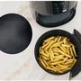 Imagem de Kit 2 Pçs Tapete Manta Para Fritadeira Elétrica Airfryer Redondo 23cm Forro Protetor Culinário Antiaderente Reutilizável