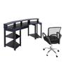 Imagem de Kit 2 Peças com Mesa Gamer ME4167 com Cadeira de Escritório Diretor Tela Mesh