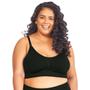 Imagem de KIT 2 Peças - Sutiã Amamentação Plus Size Sem Bojo Fecho Fácil Alça Larga