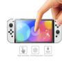 Imagem de Kit 2 Peliculas De Vidro Temperado Resistente 0,3 mm 9h Proteção Para Tela Visor Nintendo Switch Oled