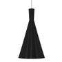 Imagem de Kit 2 Pendentes Tom Dixon Funil Corneta Preto com Cobre