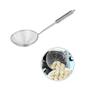 Imagem de Kit 2 Peneira Escumadeira Aço Inoxidável para Fritura de Pastel Batata Frita Utensílios de Cozinha