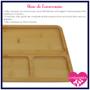 Imagem de Kit 2 Petisqueiras Retangular Bambu 33cm Class Home