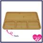 Imagem de Kit 2 Petisqueiras Retangular Bambu 33cm Class Home