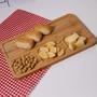 Imagem de Kit 2 Petisqueiras Retangular Bambu 33Cm Class Home