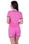 Imagem de Kit 2 Pijama Americano Curto Botão Amamentação - KIT 2 SABRINA MARINHO ROSA