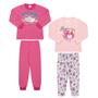 Imagem de Kit 2 Pijama Infantil Flanelado Quentinho Masculino Feminino