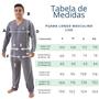 Imagem de Kit 2 Pijama Longo Masculino Adulto Manga Longa Inverno