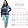 Imagem de Kit 2 Pijamas De Frio Adulto Casal Longo Feminino Masculino