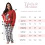 Imagem de Kit 2 Pijamas De Frio Plus Size Manga Longa E Calça Oferta