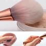 Imagem de Kit 2 Pincéis Grande Profissional Blush Pó Base Maquiagem