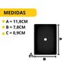 Imagem de Kit 2 Placa 4x2 Saída De Fio Antena E Chuveiro Fame Preto