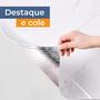 Imagem de Kit 2 Placa Adesiva Parede Rolo Painel Mármore 200x60cm Luxo