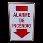 Imagem de KIT 2 Placa DE Sinalização ALARME DE INCENDIO 20 X 30 CM