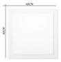 Imagem de Kit 2 Plafon Led 42w Embutir 40x40 Quadrado Luz Amarela