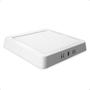 Imagem de KIT 2 Plafon Sobrepor Quadrado Alumínio Branco Com Led 12w