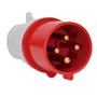 Imagem de Kit 2 Plug Industrial 3P+T 16A Vermelho 6H 380/440V Omg 4076