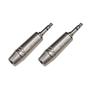 Imagem de Kit 2 Plug P2 Macho Estéreo Prof Para Celular Mesmo Com Capa