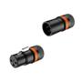 Imagem de Kit 2 Plug Xlr Fêmea E Macho Rotativo Low Profile Rack