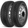 Imagem de Kit 2 Pneu Durable Aro 22.5 275/80r22.5 149/146M 16PR DR656 Borrachudo Rodoviário