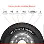 Imagem de Kit 2 Pneu Xbri Aro 17.5 215/75r17.5 135/133J 16PR Ecoway Liso Rodoviário