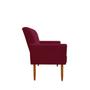 Imagem de Kit 2 Poltrona Decorativa Malibu Sala Suede Marsala