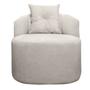 Imagem de Kit 2 Poltrona Orgânica Curva Plaza Linho Bouclê Bege SOFA STORE