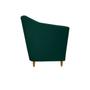 Imagem de Kit 2 Poltronas Atila Decorativa Sala Suede Verde Militar