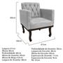 Imagem de Kit 2 Poltronas Classic Linho - ADJ Decor