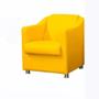 Imagem de Kit 2 Poltronas Decorativa Bia Suede Amarelo TWdecora