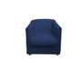 Imagem de Kit 2 Poltronas Decorativa Biane Suede Azul Marinho Pés Cromado Mz Decor