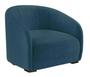 Imagem de Kit 2 Poltronas Decorativa Julia Suede Azul Marinho - LM DECOR