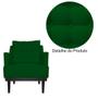 Imagem de Kit 2 Poltronas Decorativa Juliete Suede Verde Pés Madeira Mz Decor