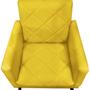 Imagem de Kit 2 Poltronas Decorativa Mai Escritório Sala Suede Amarelo