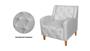 Imagem de Kit 2 Poltronas Decorativa Munique Couro Branco Pés Madeira Mz Decor