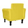 Imagem de Kit 2 Poltronas Decorativas Classic Amarelo - Malta Decor