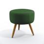 Imagem de Kit 2 Poltronas Decorativas Estofadas Beta com Puff Solar Sued Verde Aradecor