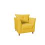 Imagem de Kit 2 Poltronas Decorativas Isis Pés de Madeira Suede Amarelo