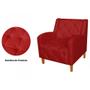 Imagem de Kit 2 Poltronas Decorativas Munique Vermelho - Malta Decor