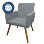 Imagem de Kit  2 Poltronas Decorativas Nina Suede Cinza